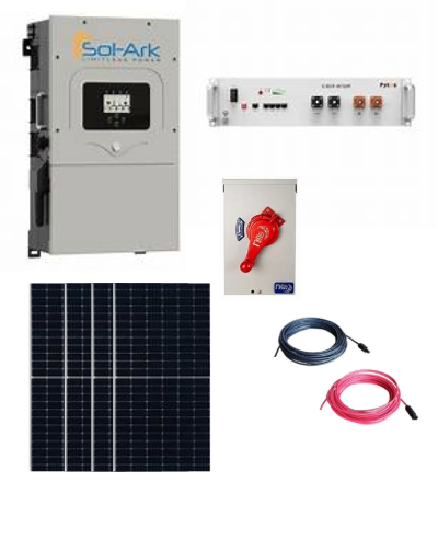 Off Grid Small Cabin/Tiny Home 5kWh Lithium (PYTES) Kit