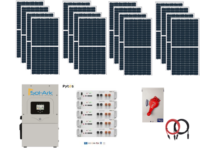 Sol-Ark 15K- Pytes 10kW
