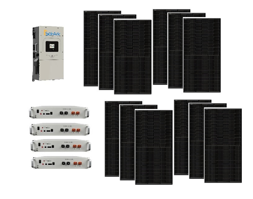 Off Grid Large Cabin/Home 20kWh Lithium Kit