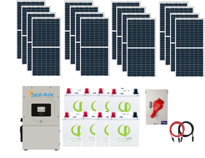 Sol-Ark 12K Large Home FULL SYSTEM