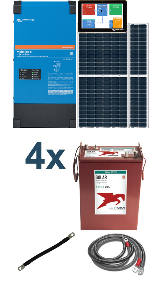 Victron MultiPlus Kit-6kWh Lead-acid Battery bank